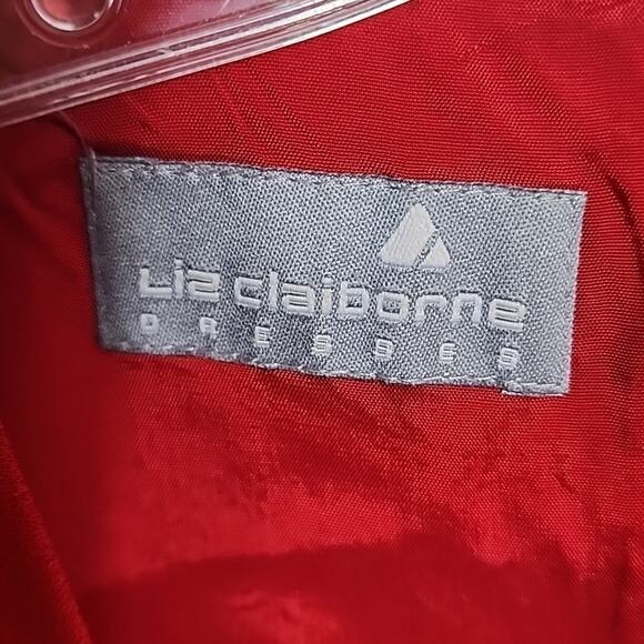 Liz Claiborne Dresses Red/Black Shift Dress, Size 14 - Picture 4 of 6